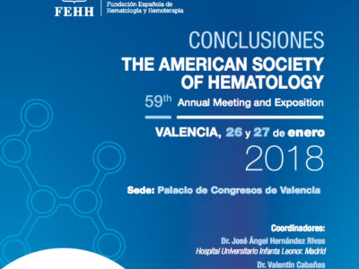 Lo último del ASH, en el Palacio de Congresos de Valencia