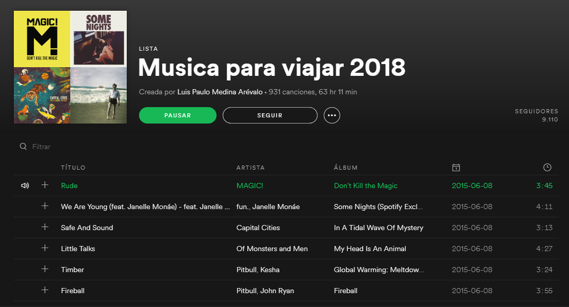 La mejor playlist para tu viaje en un coche con chófer 1