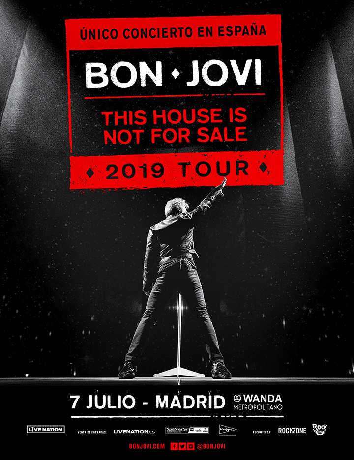 Bon Jovi llega a Madrid el próximo verano