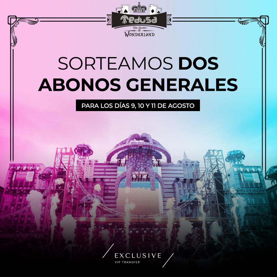 GANADORES – Sorteo de abonos y entradas para el Medusa Festival 2019 1
