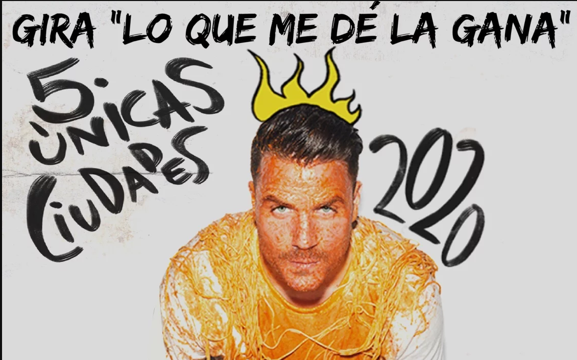 Dani Martín prepara nueva gira para el 2020
