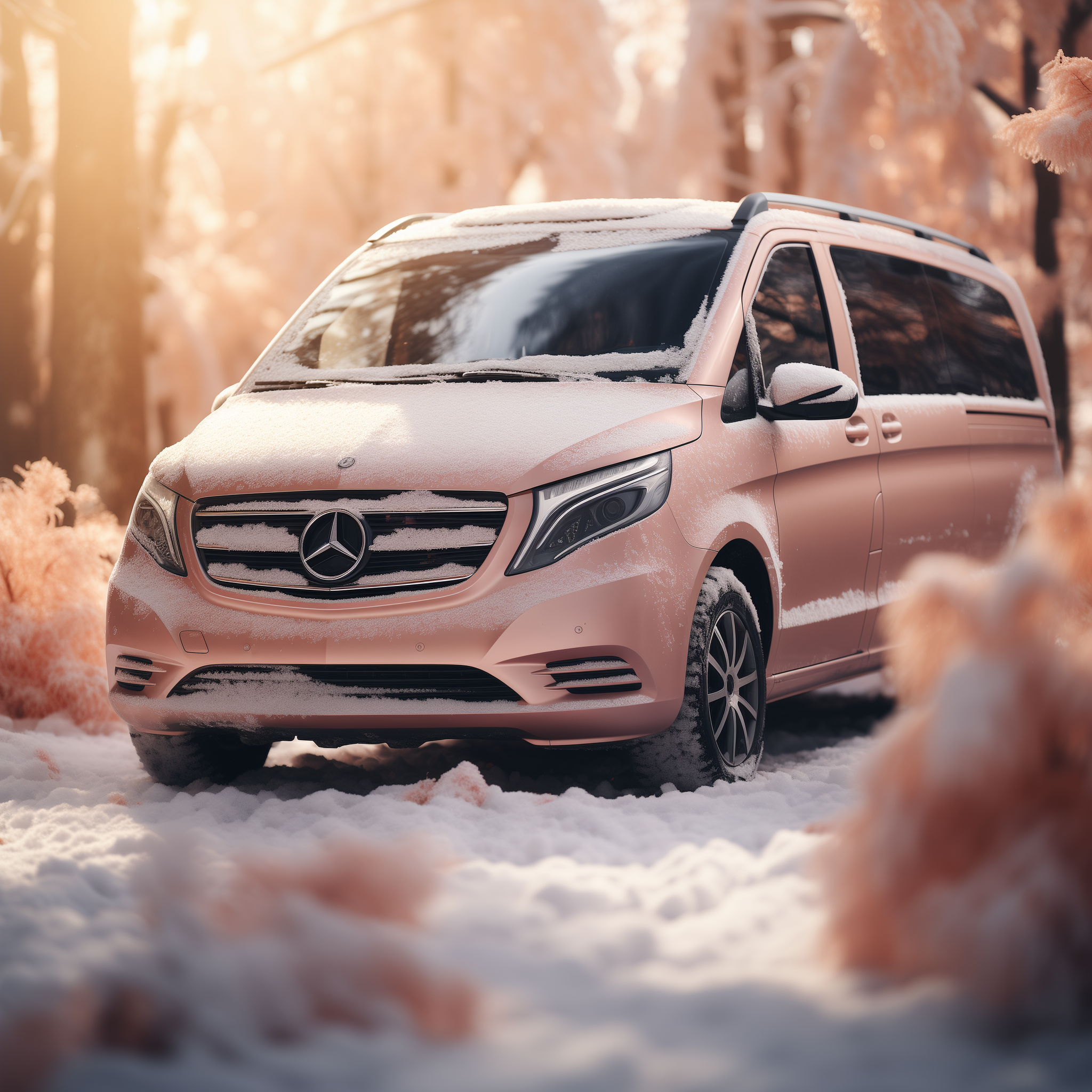 ¿Una Mercedes Viano rosa? Así es el Color del Año 2024 1